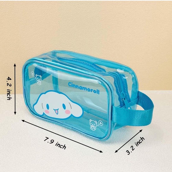 Cinnamon Roll Hello Kitty 2 small bag and 2 Keychains/bracelets/ stickers - Picture 2 of 11